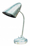 Lampe de bureau / table  carte de paquebot 